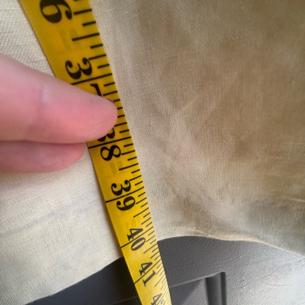 Cold water Creek Linen BlendLight Yellow Two-Piece - Picture 10 of 11